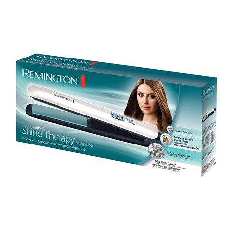 Remington | Hair Straightener | S8500 Shine Therapy | Ceramic heating system | Display Yes | Temperature (max) 230 °C | Number o - 2